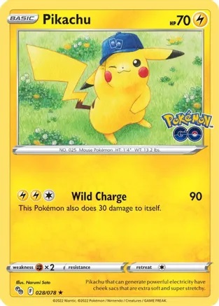 Pikachu - 028/078 - Holo Rare