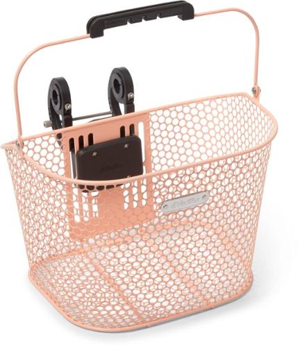 Electra - Honeycomb Front Quick-Release Basket - BLUSH PINK