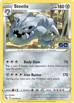 Steelix - 044/078 - Uncommon - Reverse Holo