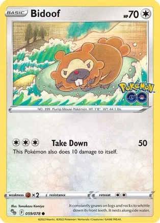 Bidoof - 059/078 - Common