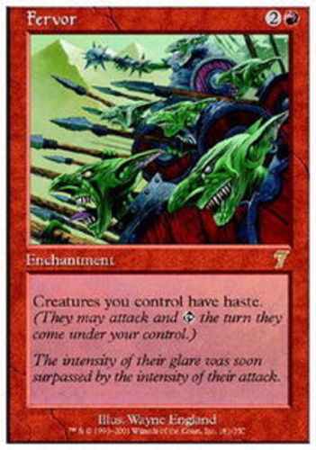 MTG 熱情/Fervor 7ED Foil Eng Fervor, Seventh Edition:Foil (7E) Price History