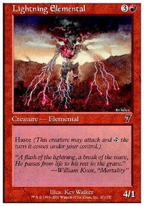 Lightning Elemental - Foil