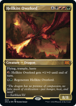 Hellkite Overlord - Foil Etched