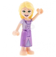 LEGO Rapunzel - Metallic Pink Laced Dress