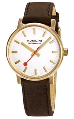 Mondaine - Official Swiss Railways Evo2 Gold Large Case Watch - MSE.40112.LG