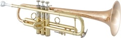 Bach LR190 Stradivarius Professional Bb Trumpet - Lacquer with 43 Bronze Bell and Reversed Leadpipe