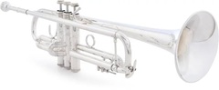 Bach LR180 Stradivarius Professional Bb Trumpet with Reversed Lead Pipe - Silver-Plated