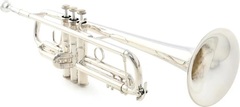 Bach LR180 Stradivarius Professional Bb Trumpet with 43 Bell and Reversed Lead Pipe - Silver-Plated