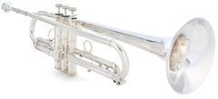 Bach LT190 Stradivarius Commercial Bb Trumpet - Silver-Plated