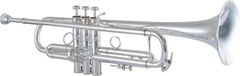 Bach LT180 Lightweight Stradivarius Professional Bb Trumpet - Silver-Plated with 7 Bell and 7 Leadpipe