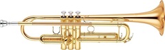 Yamaha YTR-6345 Professional Bb Trumpet - Gold Lacquer with Gold Brass Bell