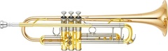 Yamaha YTR-8335II Xeno Professional Bb Trumpet - Lacquer with Gold Brass Bell