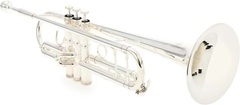 King TR412S Marching Trumpet - Silver-plated