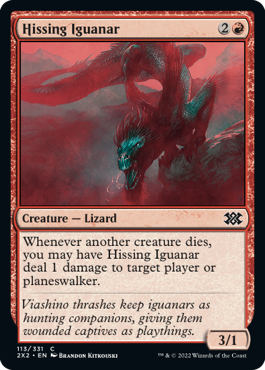 Hissing Iguanar - Foil