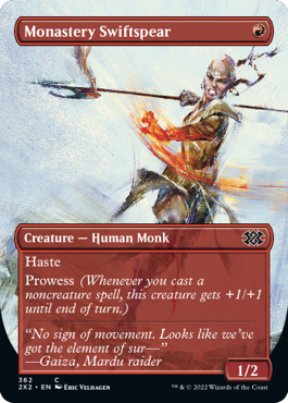 Monastery Swiftspear - Foil - Borderless