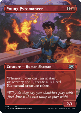 Young Pyromancer - Foil - Borderless