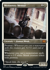 Monastery Mentor - Foil Etched