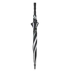 West Chester - UMBW60 - 40-in Black/White Black and White Automatic Golf Umbrella