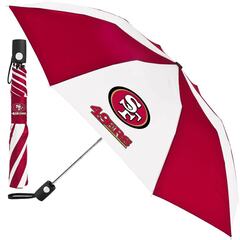 WinCraft Sports - A03707 - Officially Licensed San Francisco 49 Auto Folding Umbrella
