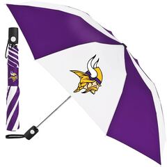 WinCraft Sports - A0369813 - Officially Licensed Minnesota Vikings Auto Folding Umbrella