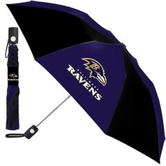 WinCraft Sports - A0368415 - Officially Licensed Baltimore Ravens Auto Folding Umbrella