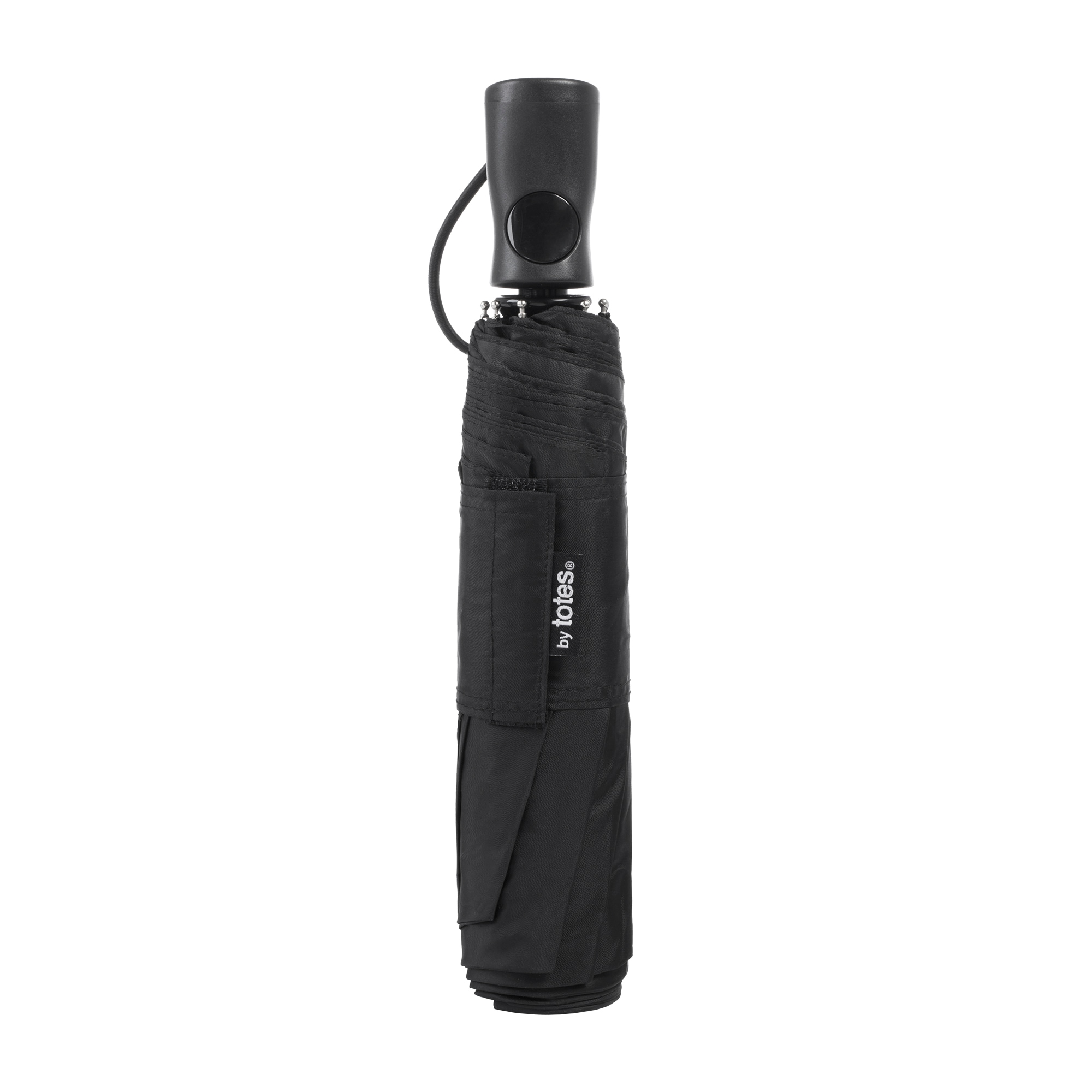 totes - 723 - 14.5-in Black Automatic Compact Umbrella