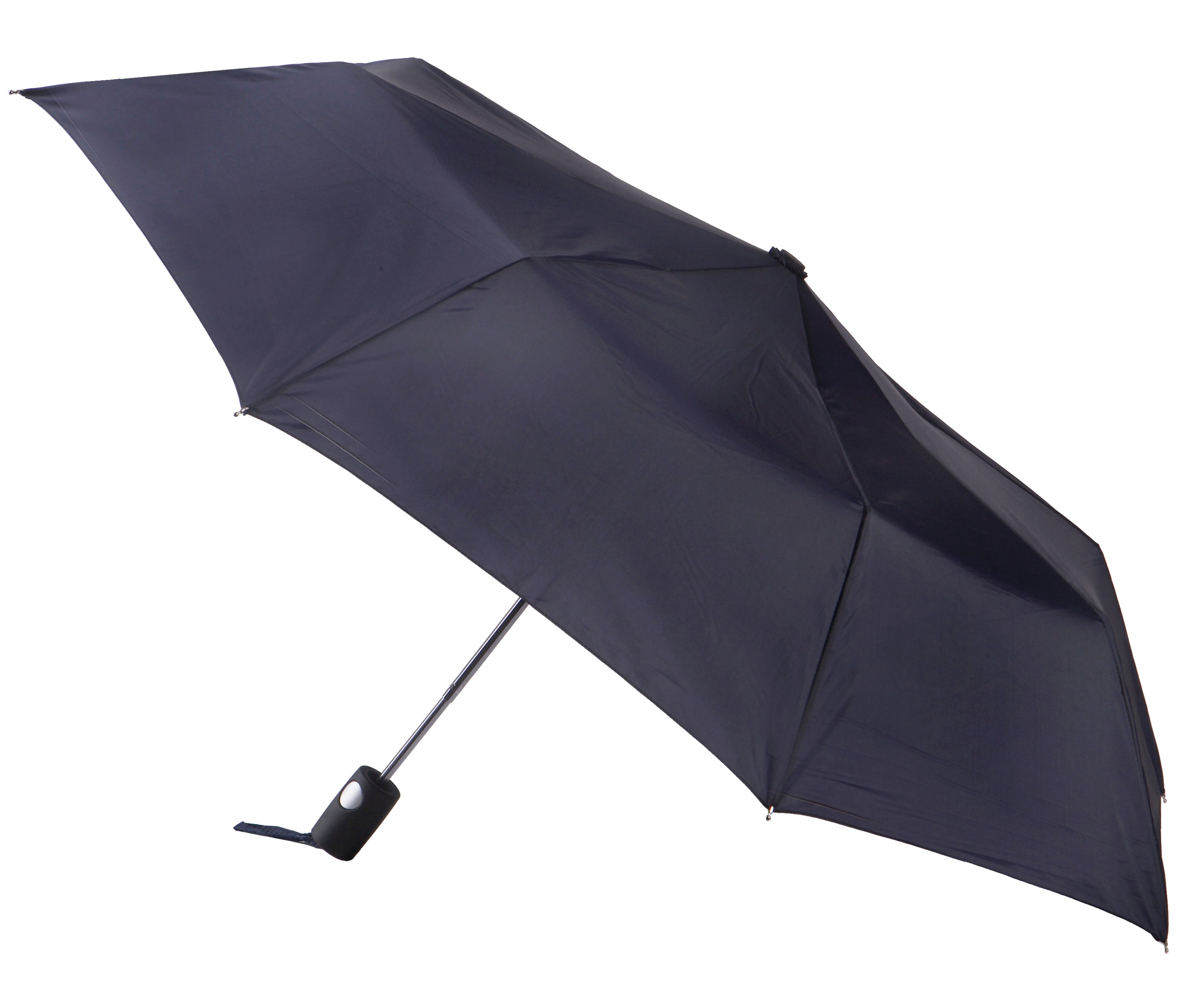 totes - RMAO - 11.25-in Black Automatic Compact Umbrella