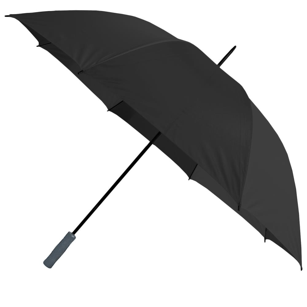 rainbrella - 48139 - 39.7-in Black Manual Golf Umbrella