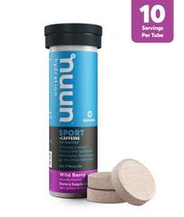 NUUN - Sport + Caffeine Hydration Tablets - 10 Servings - WILD BERRY