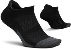 Feetures - Elite Max Cushion No-Show Tab Socks - BLACK