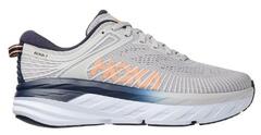 HOKA ONE ONE - Bondi 7 Road-Running Shoes - Women's - LUNAR ROCK/BLACK IRIS