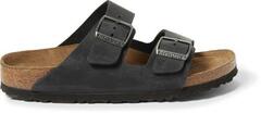 Birkenstock - Arizona Soft Footbed Sandals - Women's - BLACK OILED LEATHER