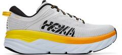 HOKA ONE ONE - Bondi 7 Road-Running Shoes - Men's - NIMBUS CLOUD/RADIANT YELLOW