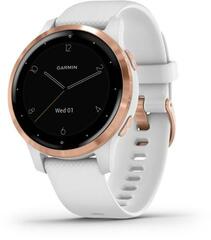 Garmin - vivoactive 4S - WHITE/ROSE GOLD