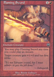 Flaming Sword - Foil