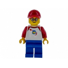 LEGO Man - Classic Space Shirt with Red Sleeves