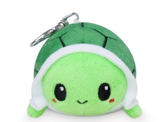 Plushie Charm Keychain: Happy Green Turtle