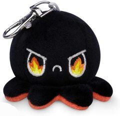 Plushie Charm Keychain: RAGE Black Octopus