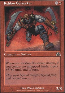 Keldon Berserker - Foil