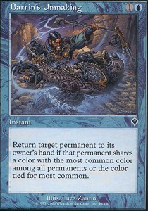 Barrins Unmaking - Foil