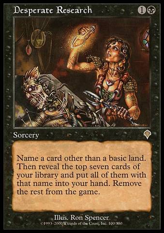 Desperate Research - Foil