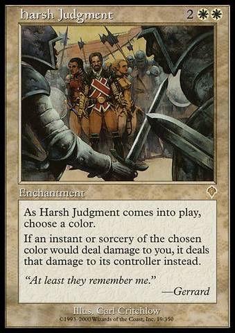 Harsh Judgment - Foil