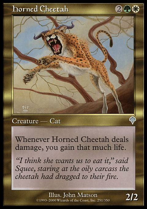 Horned Cheetah - Foil