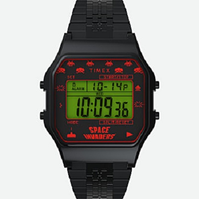 Timex T80 x Space Invaders - Black