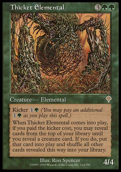 Thicket Elemental - Foil