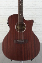 D'Angelico Premier Fulton LS 12-string Acoustic-electric Guitar - Mahogany Satin