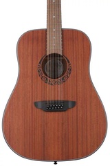 Luna Gypsy Mahogany, 12-String Acoustic Guitar - Satin Natural