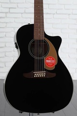 Fender Villager 12-String V3 - Black with Walnut Fingerboard