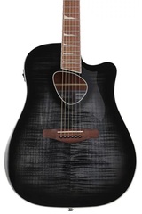 Ibanez Altstar ALT30FM Acoustic-electric Guitar - Transparent Black Sunburst High Gloss
