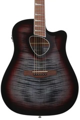 Ibanez Altstar ALT30FM Acoustic-electric Guitar - Red Doom Burst High Gloss